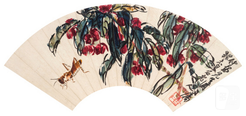 齐白石 1864-1957 秋海棠